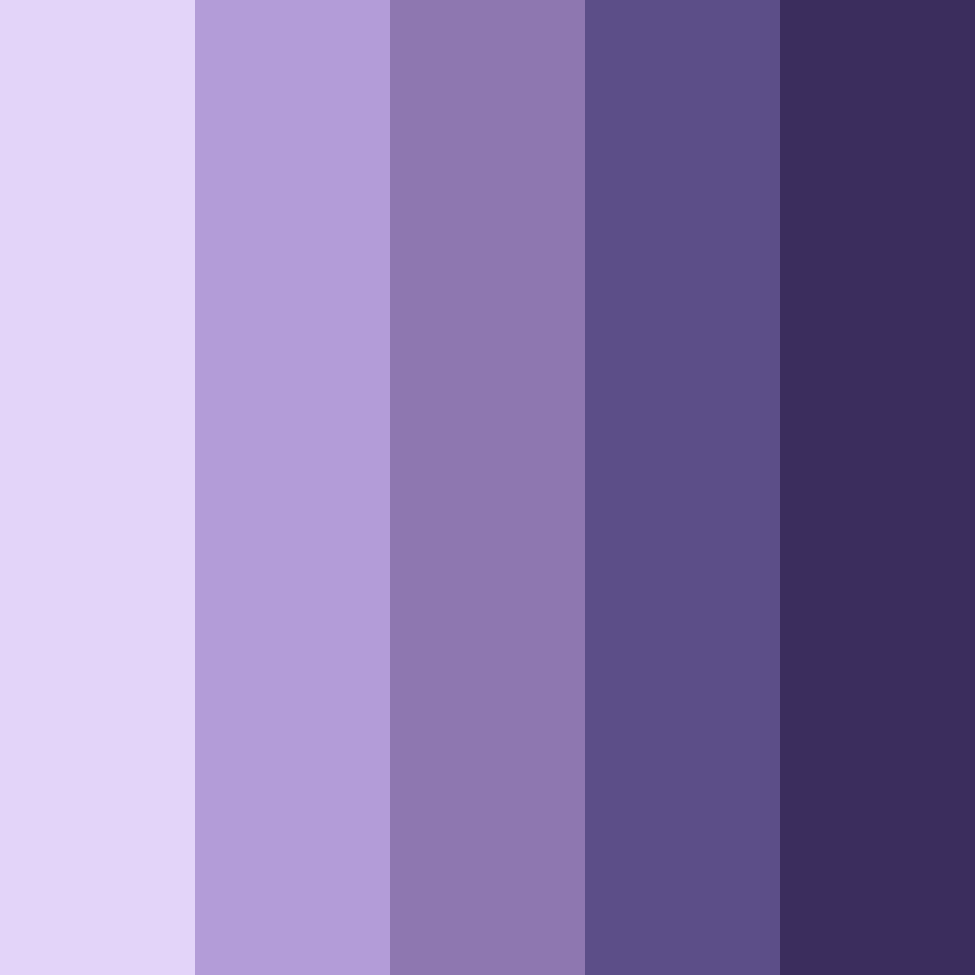Download shades of violet color palette PNG image (square)