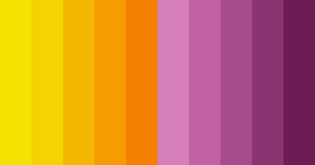 Download sunset blooms color palette PNG image (landscape)