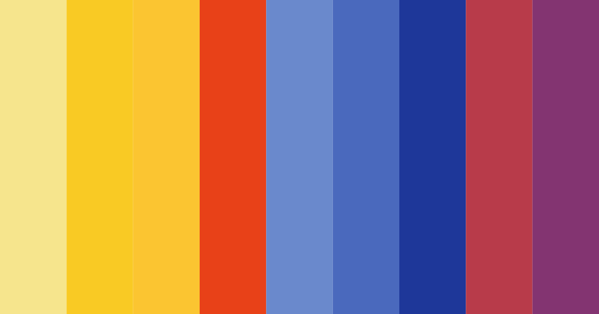 Download purple and yellow delight color palette PNG image (landscape)