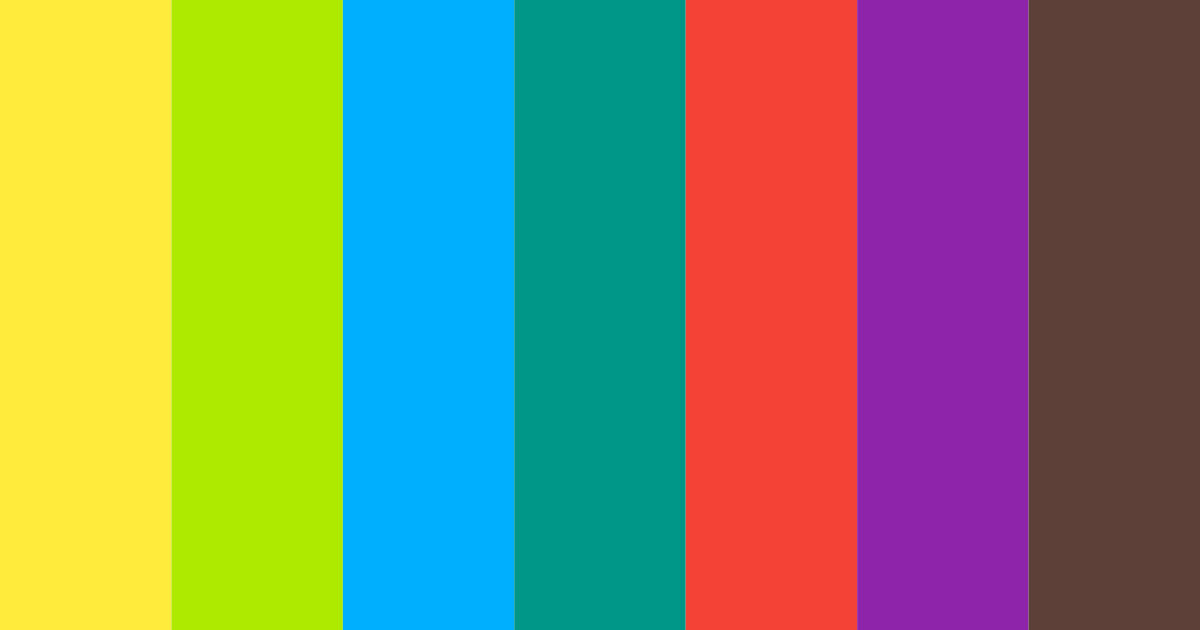 Download vibrant colors color palette PNG image (landscape)