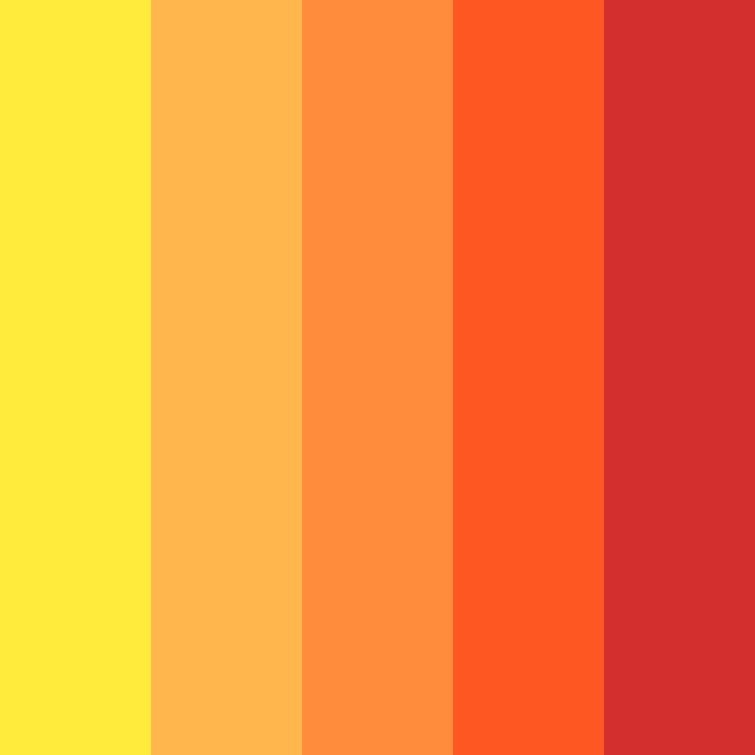 Download vibrant fiesta color palette PNG image (square)