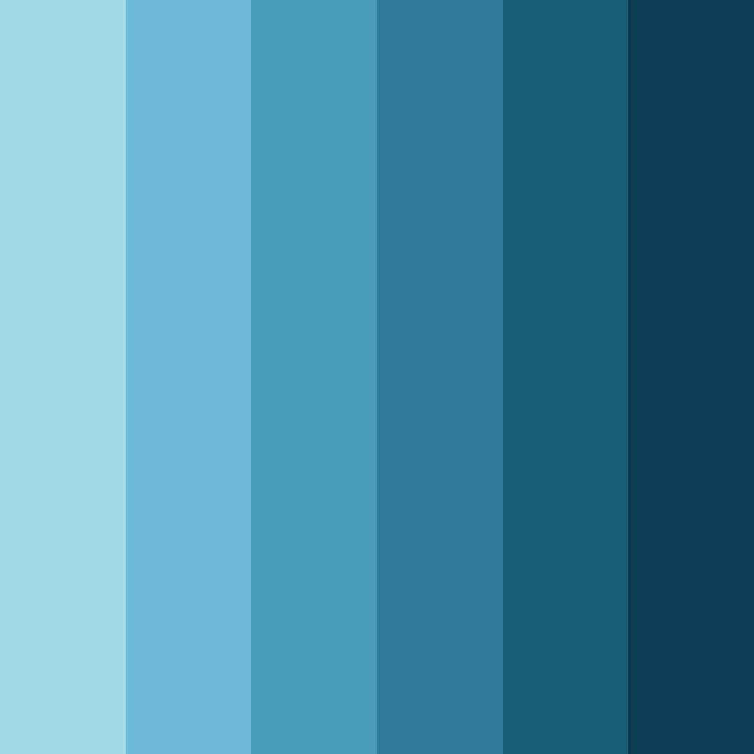 Download crystal waters color palette PNG image (square)