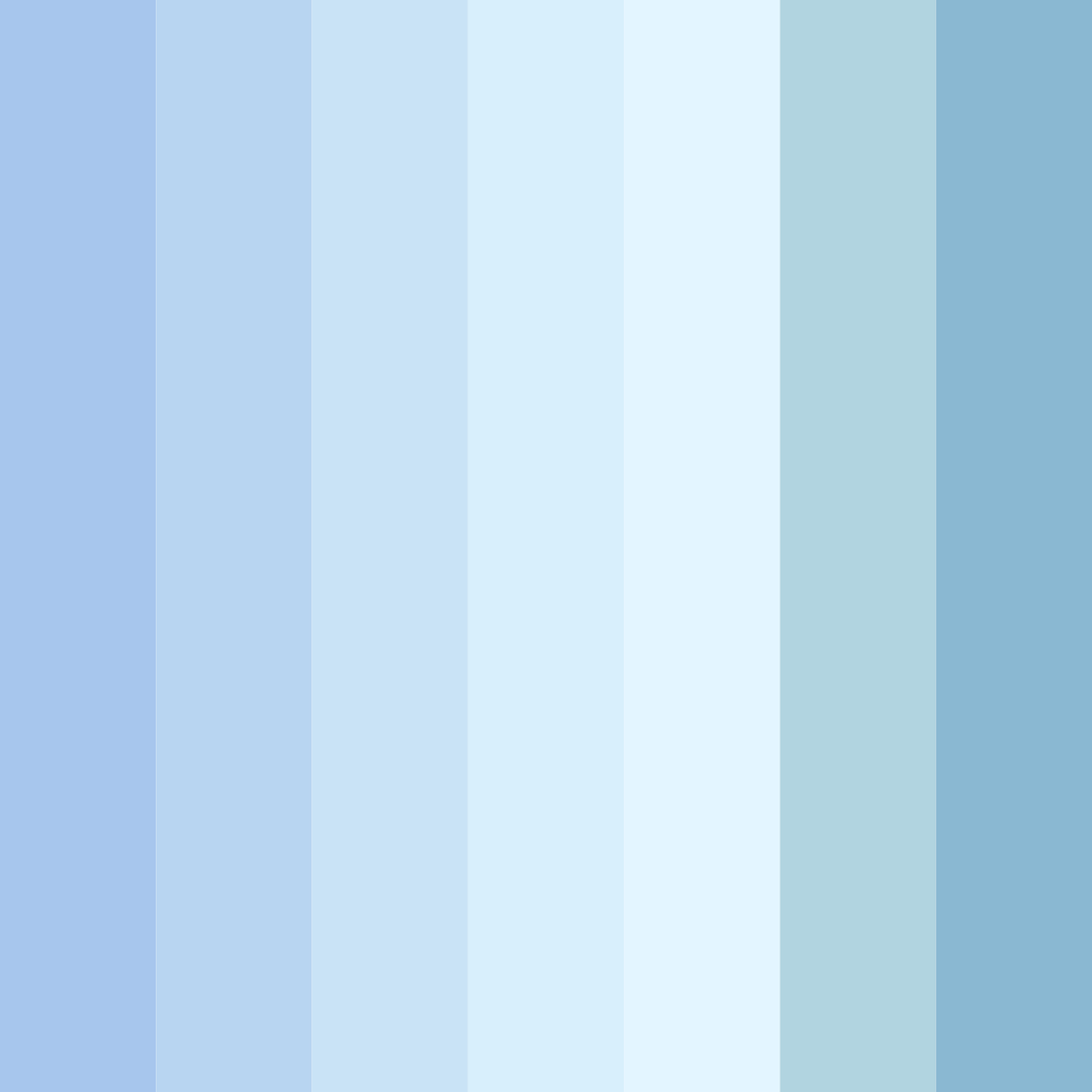Download serene sky whispers color palette PNG image (square)