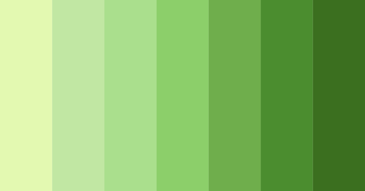 Download green meadow color palette PNG image (landscape)