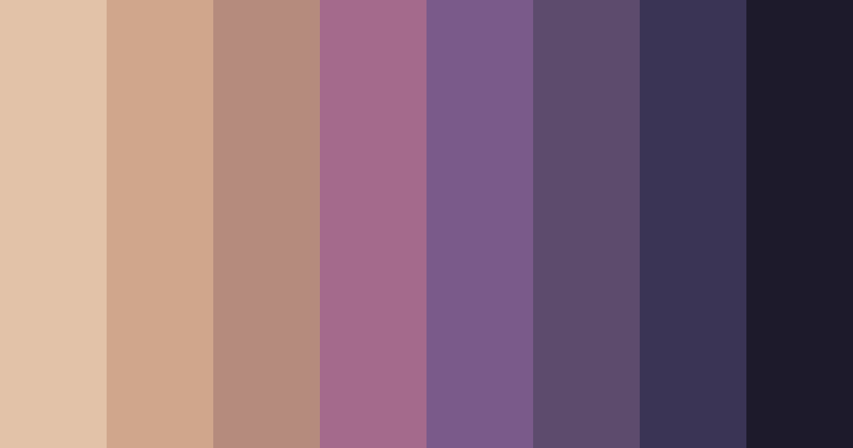 Download rustic reverie color palette PNG image (landscape)