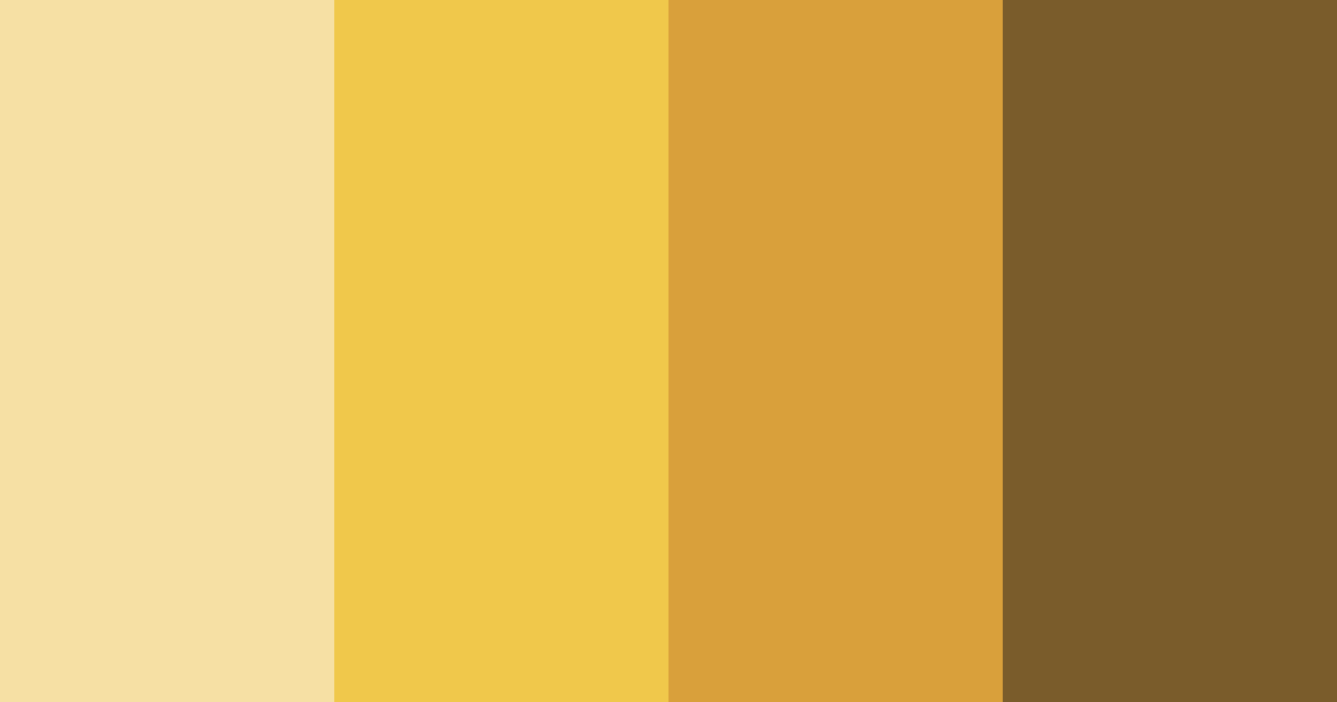 Download yellow fields color palette PNG image (landscape)