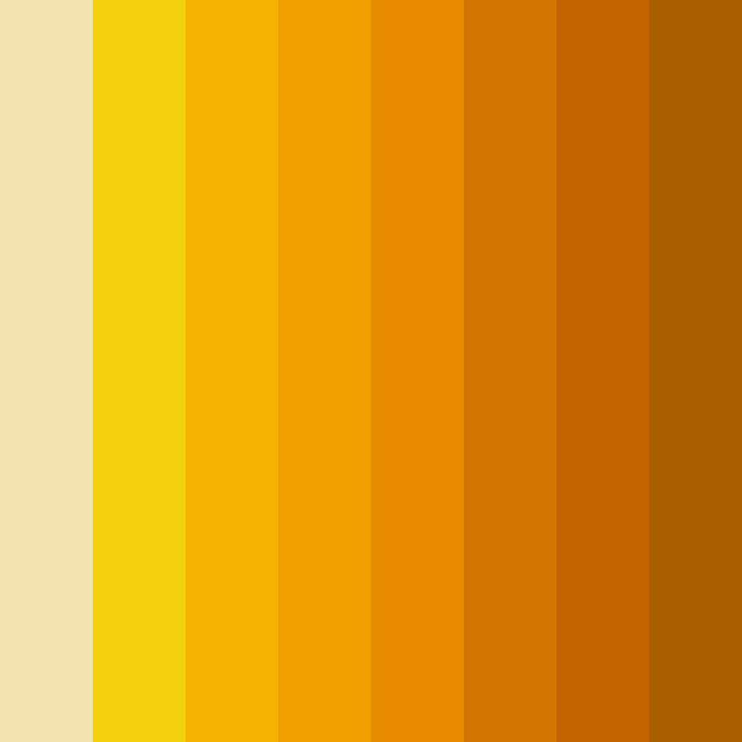 Download sunny affirmation color palette PNG image (square)