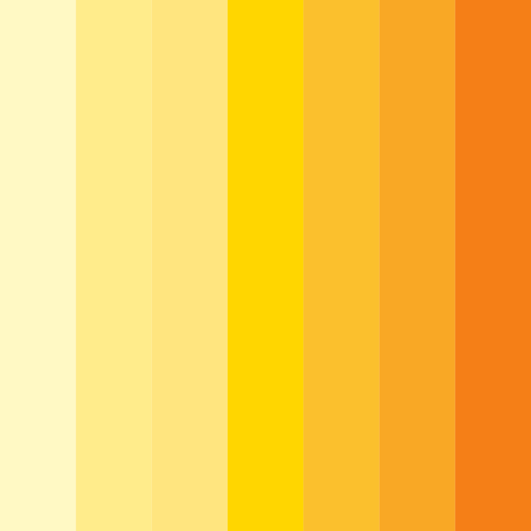 Download sunshine serenade color palette PNG image (square)