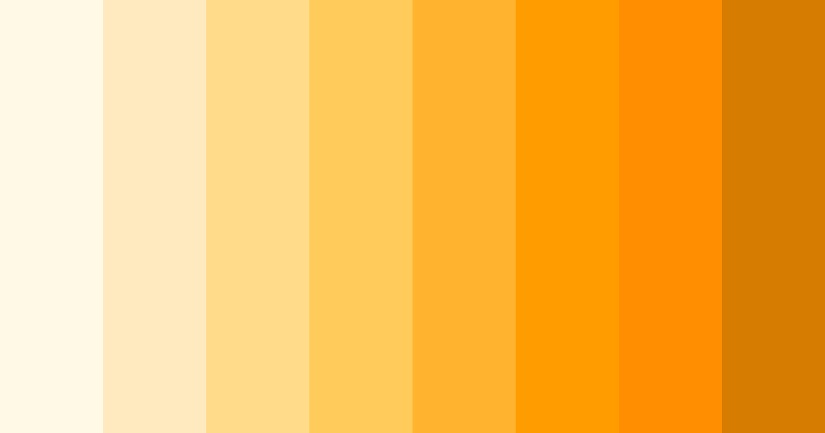 Download sun-kissed citrus color palette PNG image (landscape)