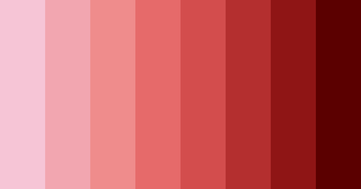 Download crimson blossoms color palette PNG image (landscape)