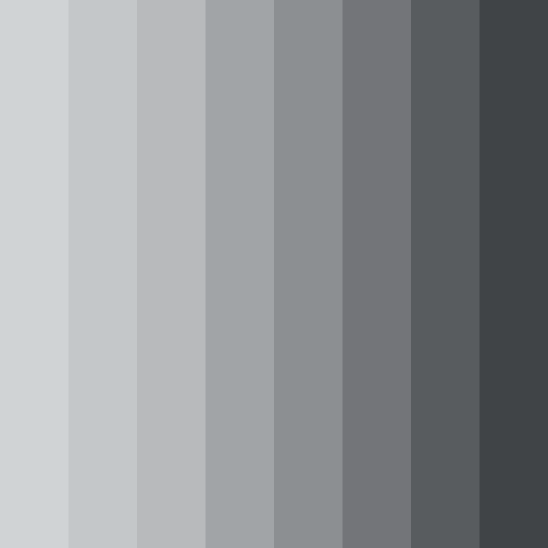 Download shades of gray color palette PNG image (square)