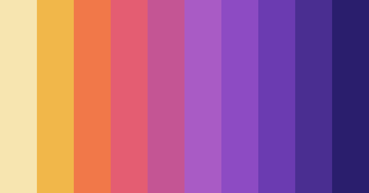 Download vibrant whirlwind color palette PNG image (landscape)