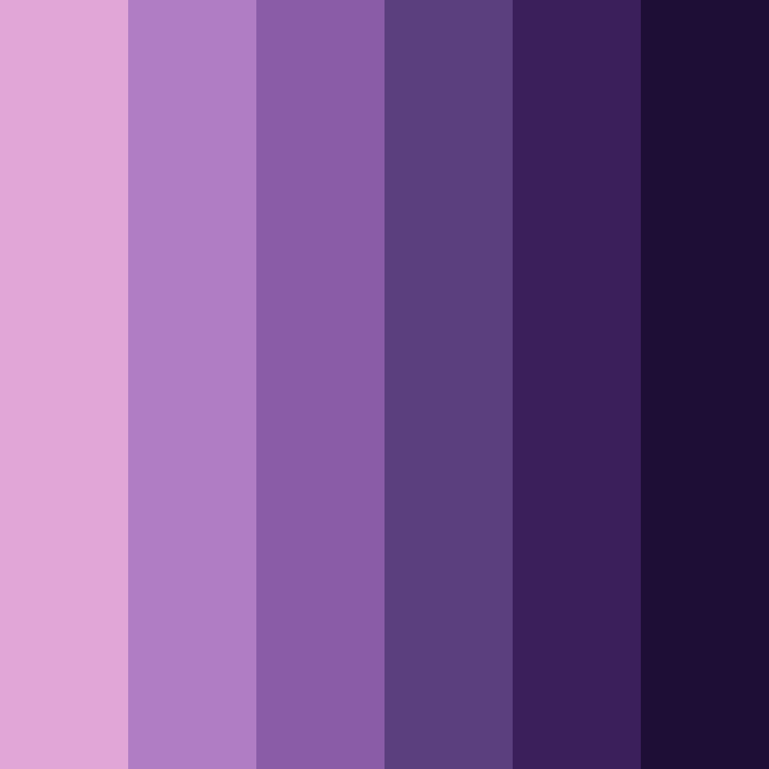 Download purple twilight color palette PNG image (square)