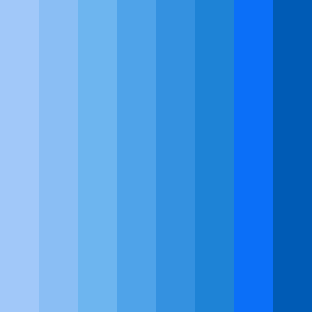 Download bright blue color palette PNG image (square)