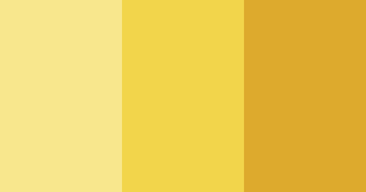 Download pastel yellow sunshine color palette PNG image (landscape)