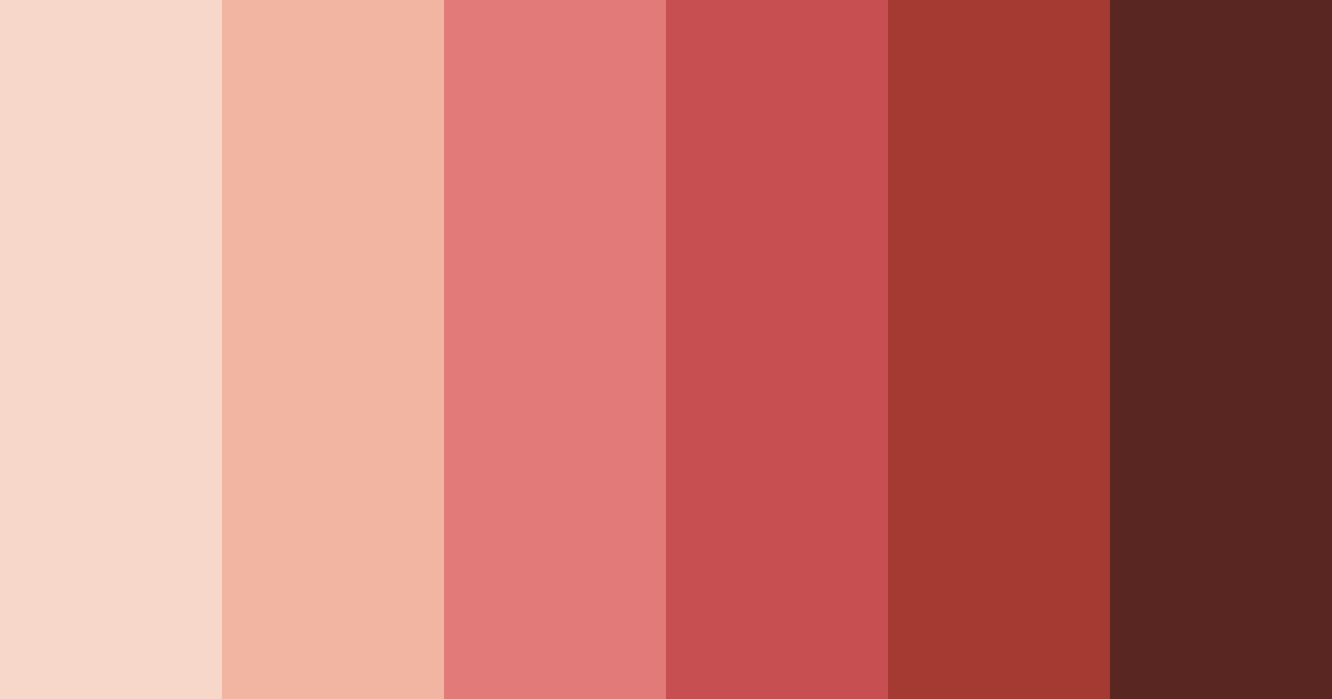 Download red bombay color palette PNG image (landscape)