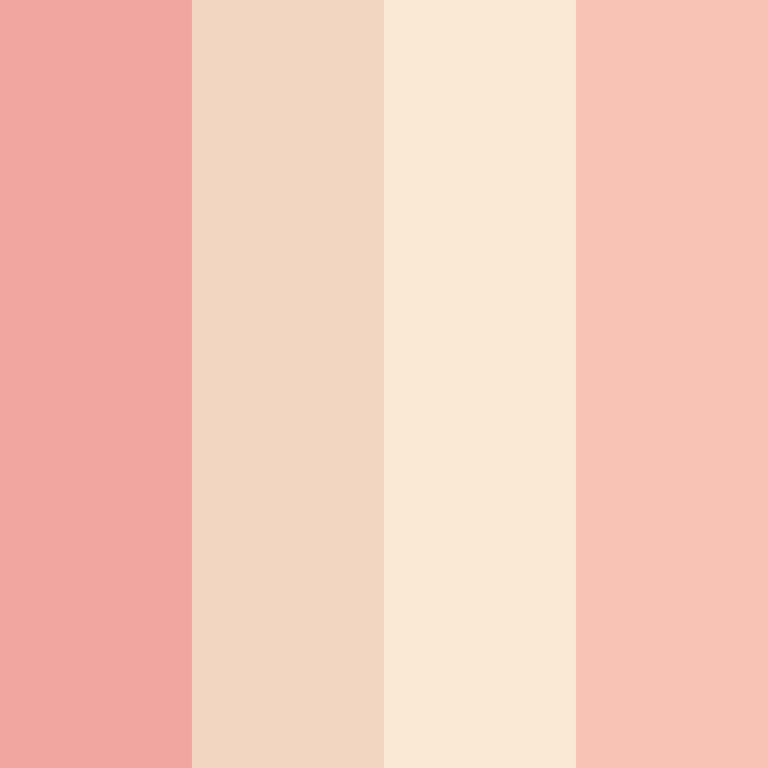 Download soft pink color palette PNG image (square)