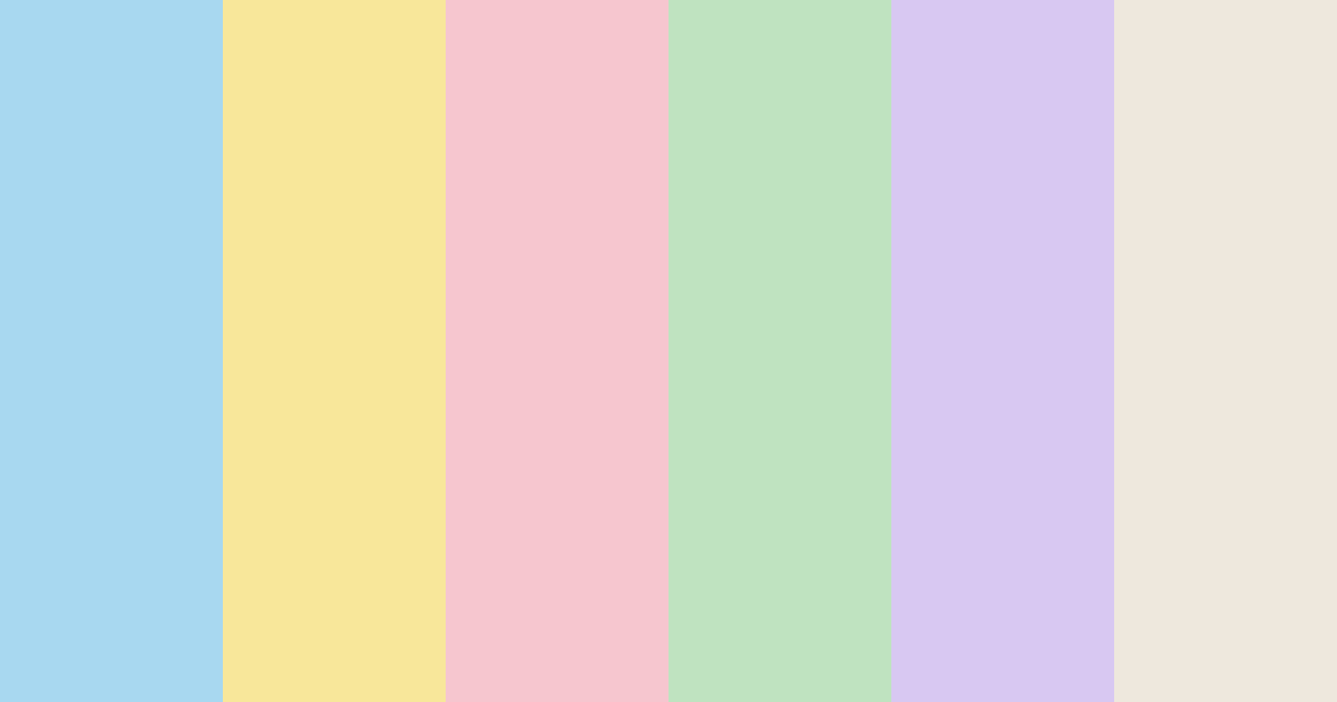 Download pastel blue color palette PNG image (landscape)