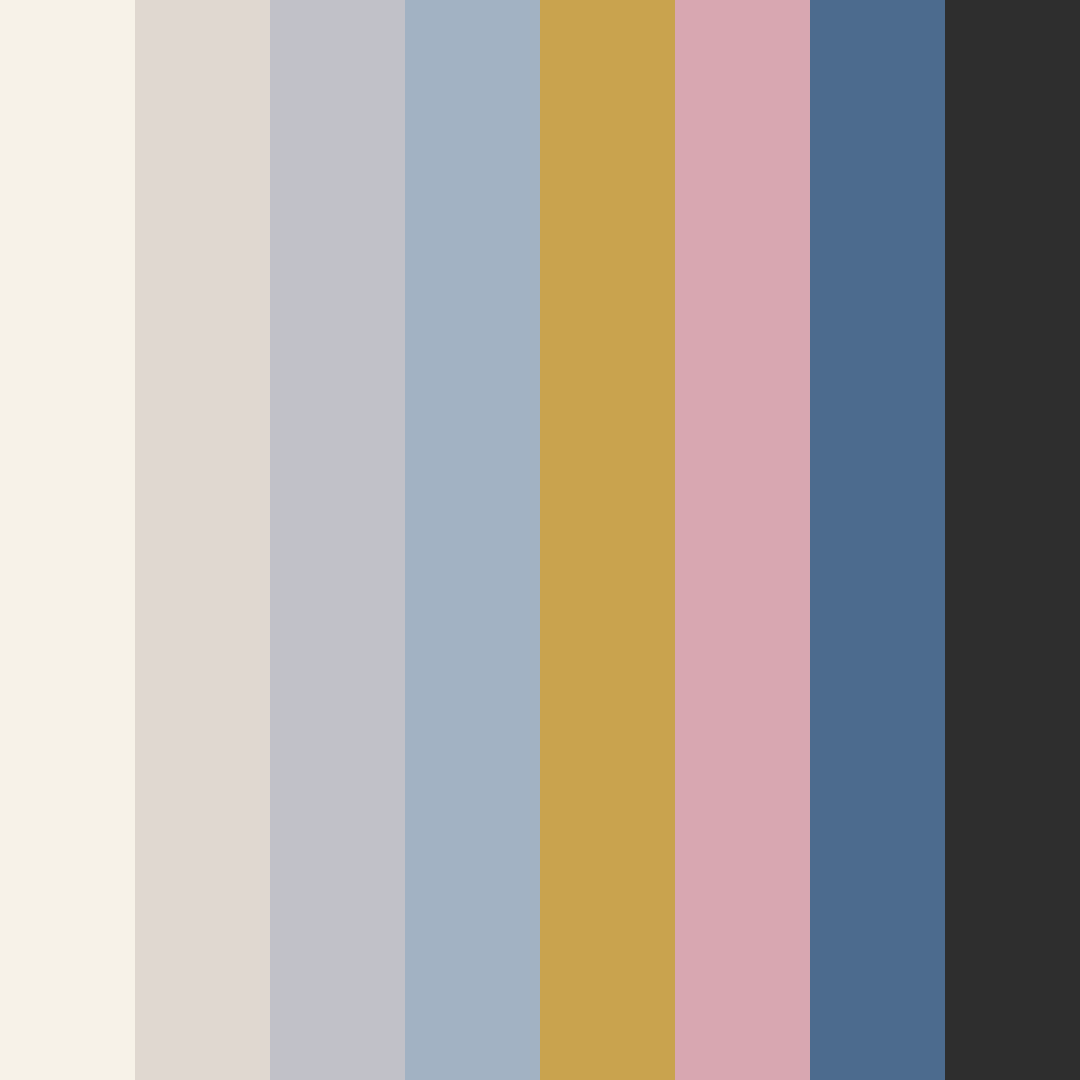 Download soft blue color palette PNG image (square)