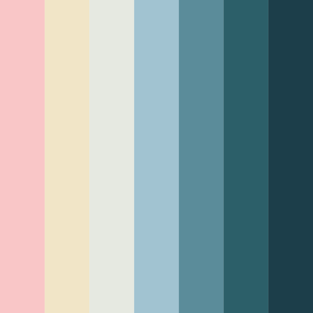 Download serene coastal breeze color palette PNG image (square)
