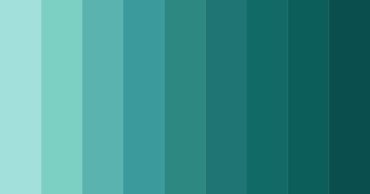 Download tropical tranquility color palette PNG image (landscape)
