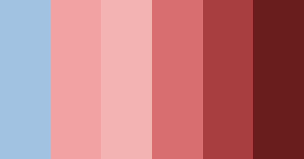 Download blue-red harmony color palette PNG image (landscape)
