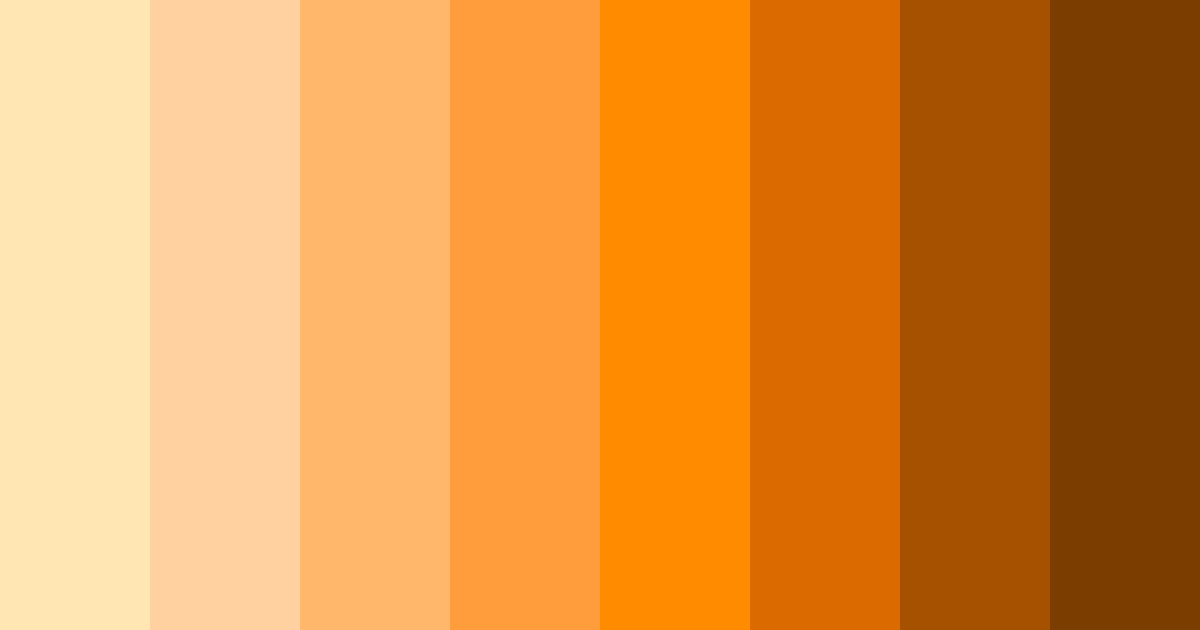 Download sunkissed ember color palette PNG image (landscape)