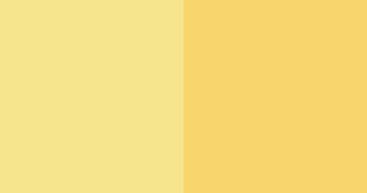 Download butter yellow delight color palette PNG image (landscape)