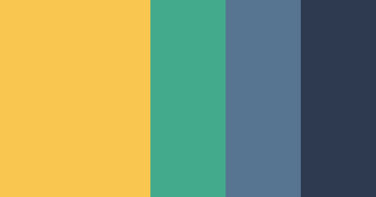 Download golden teal color palette PNG image (landscape)