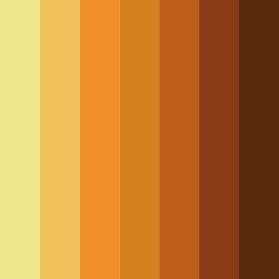 Download tropical twilight ember color palette PNG image (square)