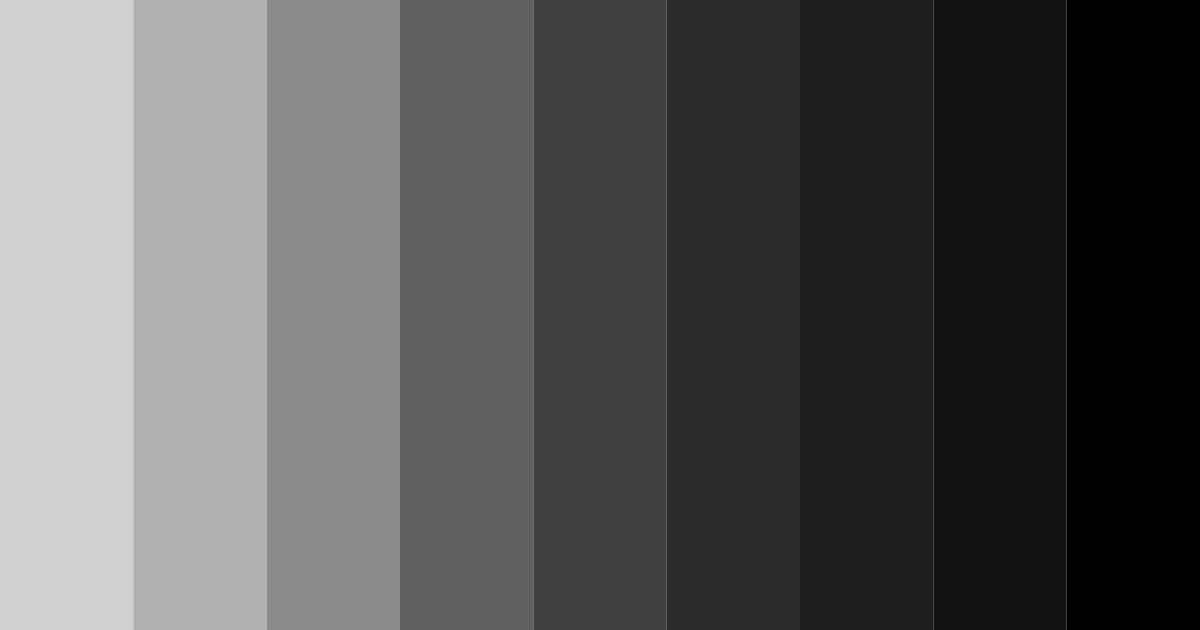 Download dark gray smoke color palette PNG image (landscape)