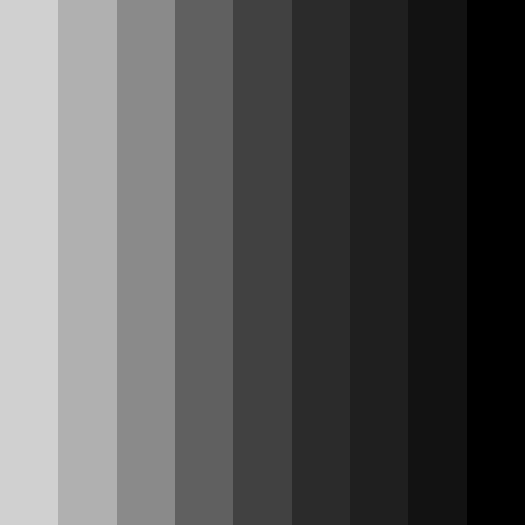 Download dark gray smoke color palette PNG image (square)