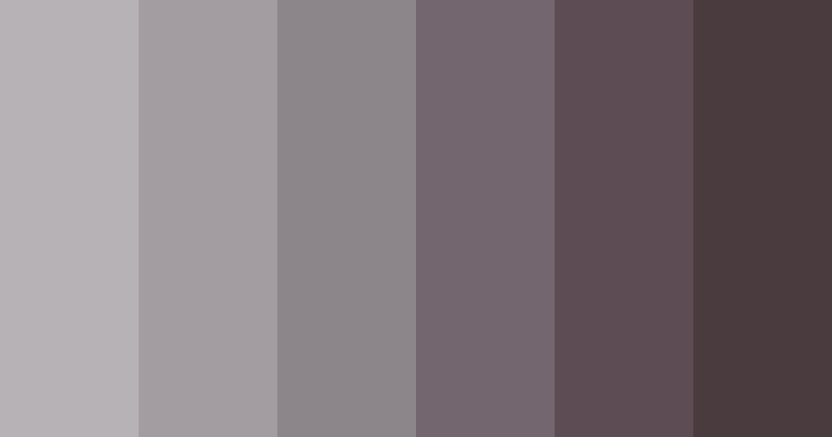 Download metallic gray smoke color palette PNG image (landscape)
