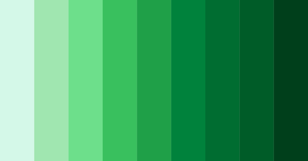 Download neon verdant dream color palette PNG image (landscape)
