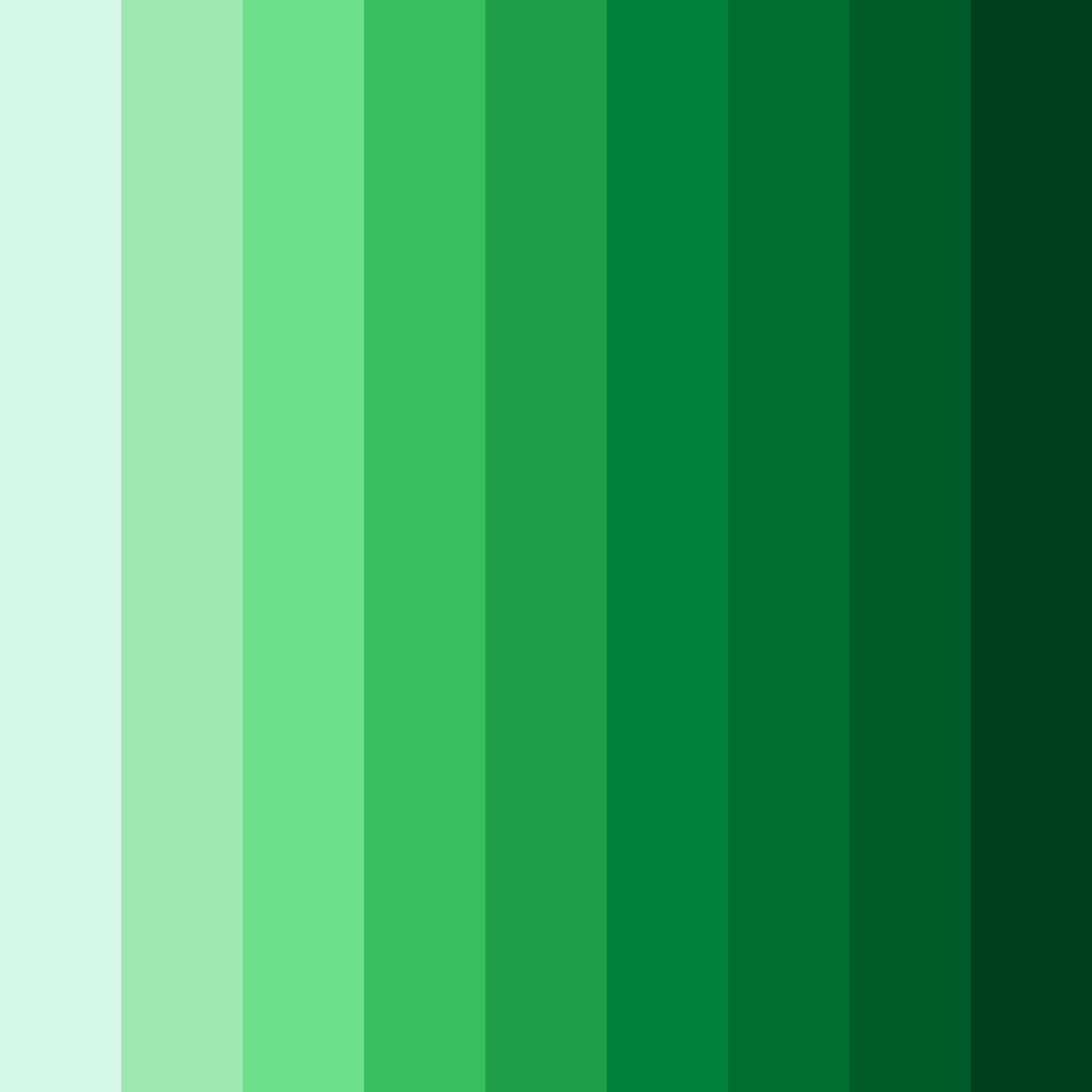 Download neon verdant dream color palette PNG image (square)