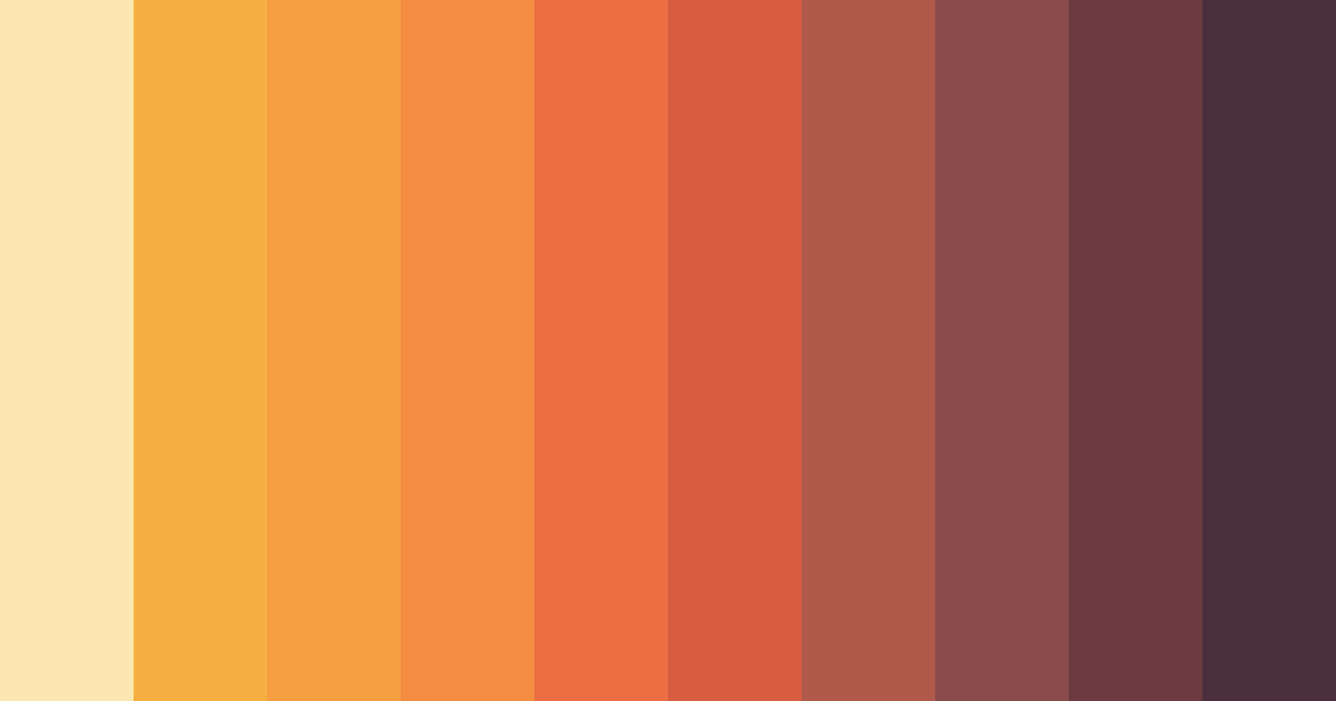 Download summer adventure vibes color palette PNG image (landscape)