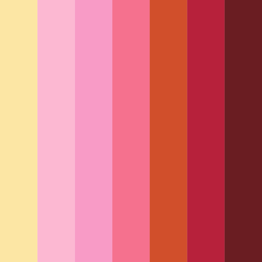 Download gold pink dream color palette PNG image (square)