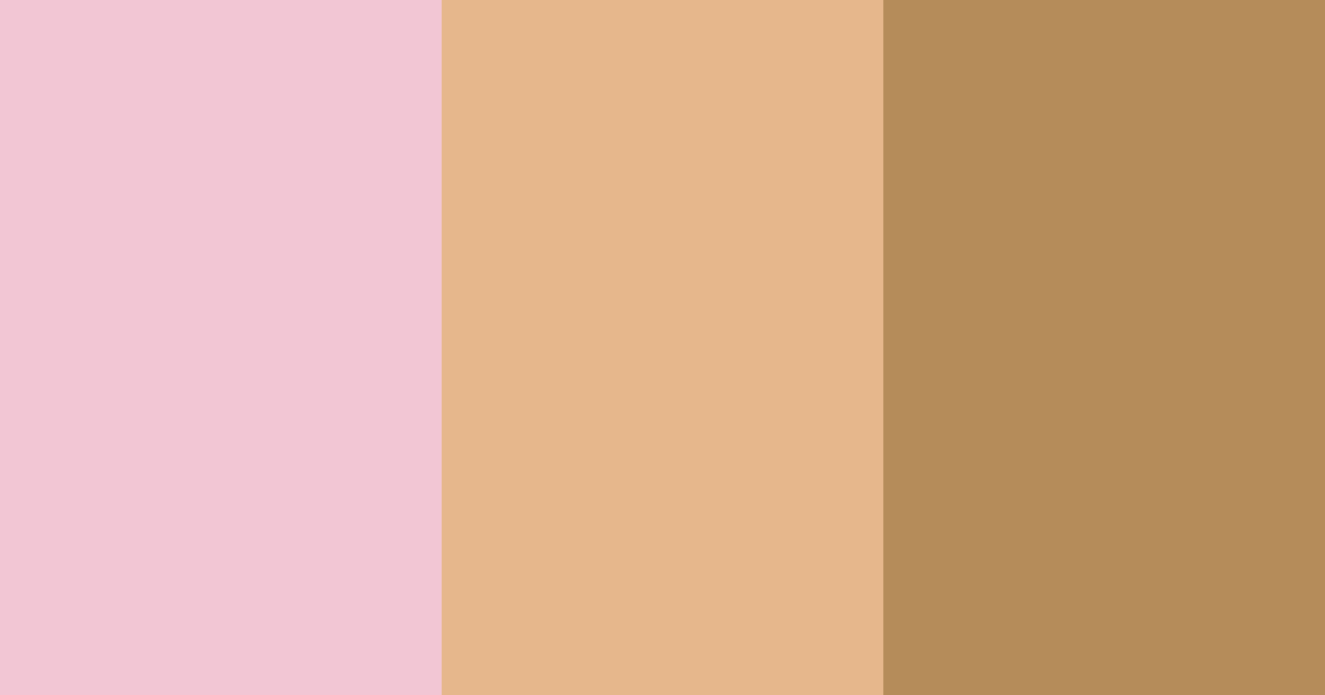 Download dusty pink gold color palette PNG image (landscape)