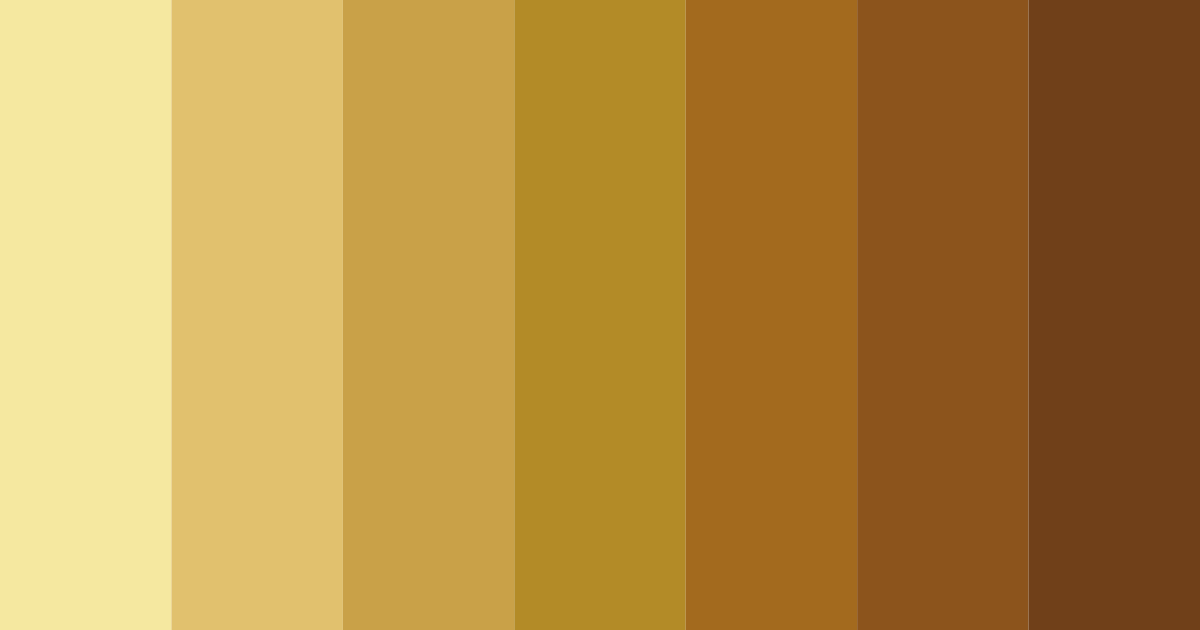 Download golden embrace color palette PNG image (landscape)