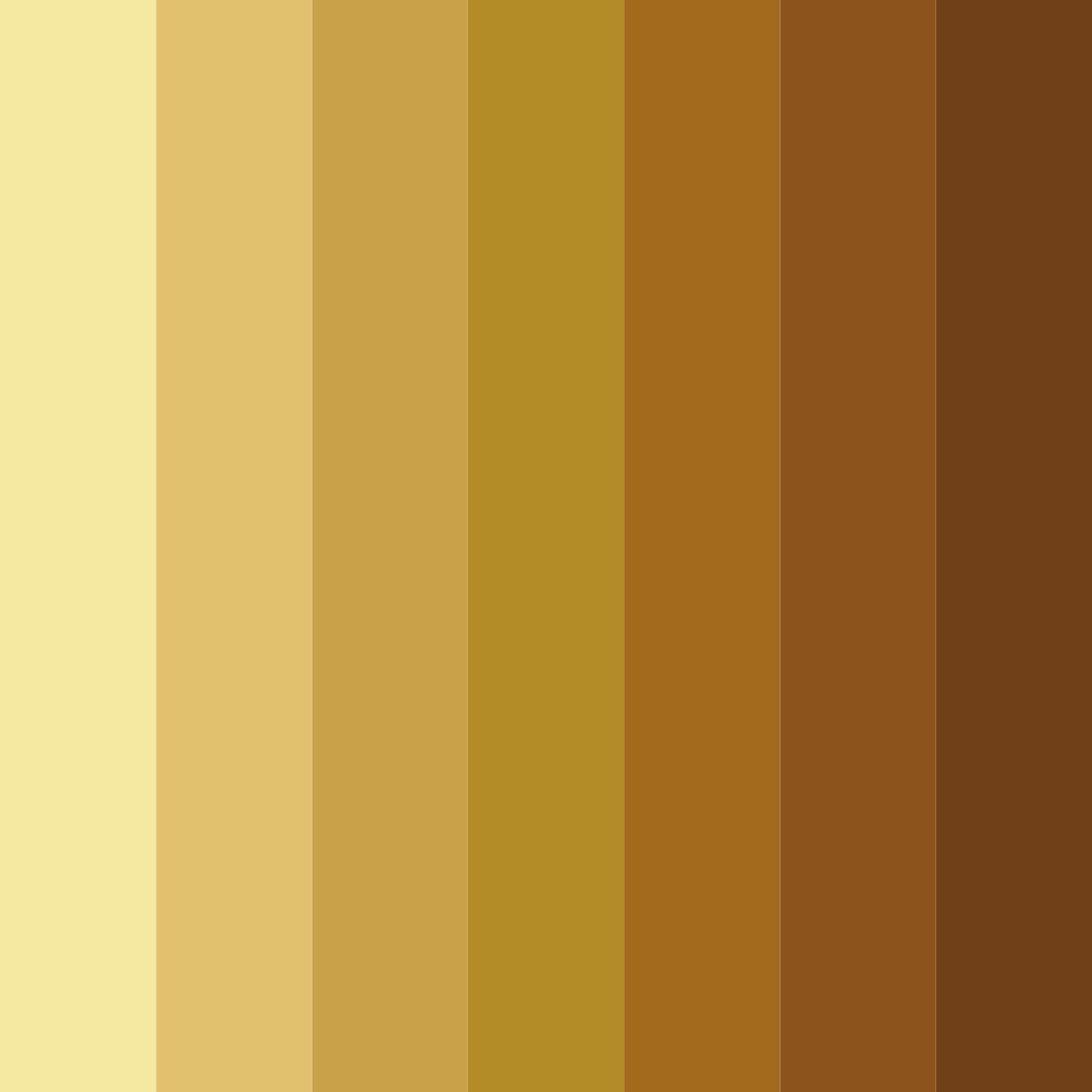Download golden embrace color palette PNG image (square)