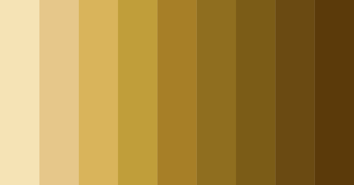Download golden reverie color palette PNG image (landscape)