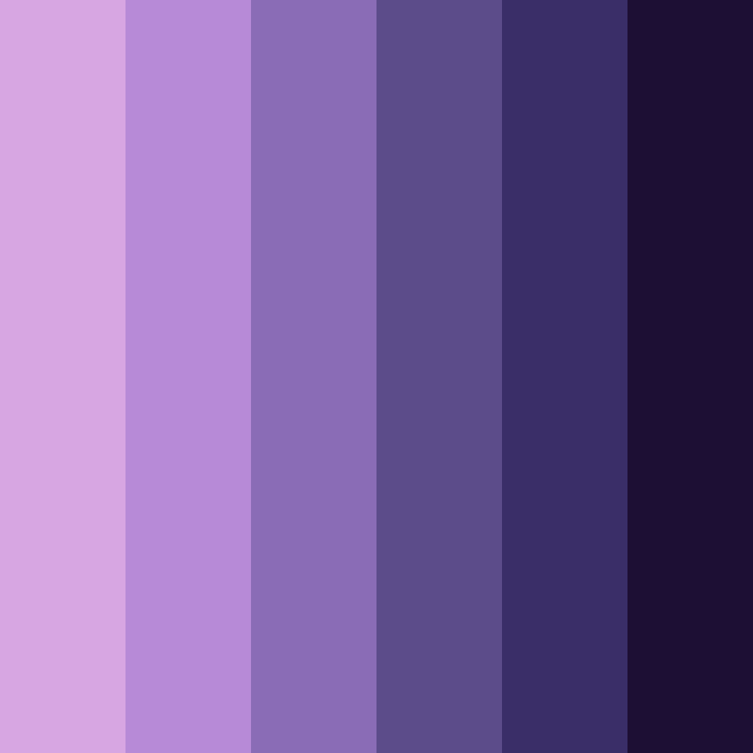 Download purple twilight color palette PNG image (square)