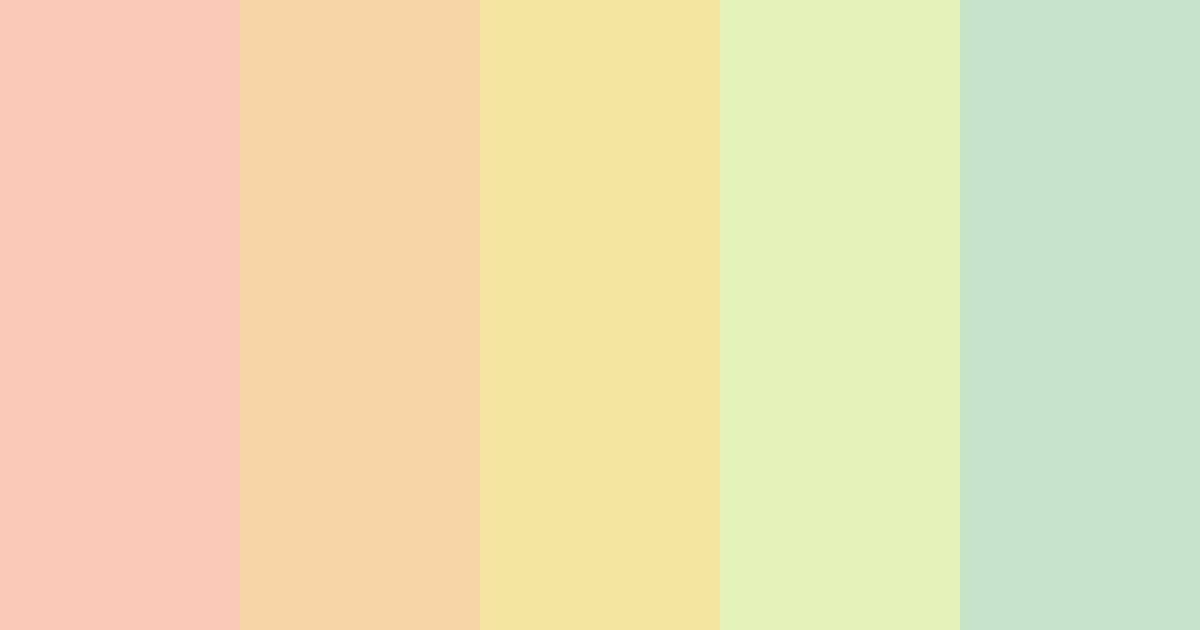 Download soft green color palette PNG image (landscape)