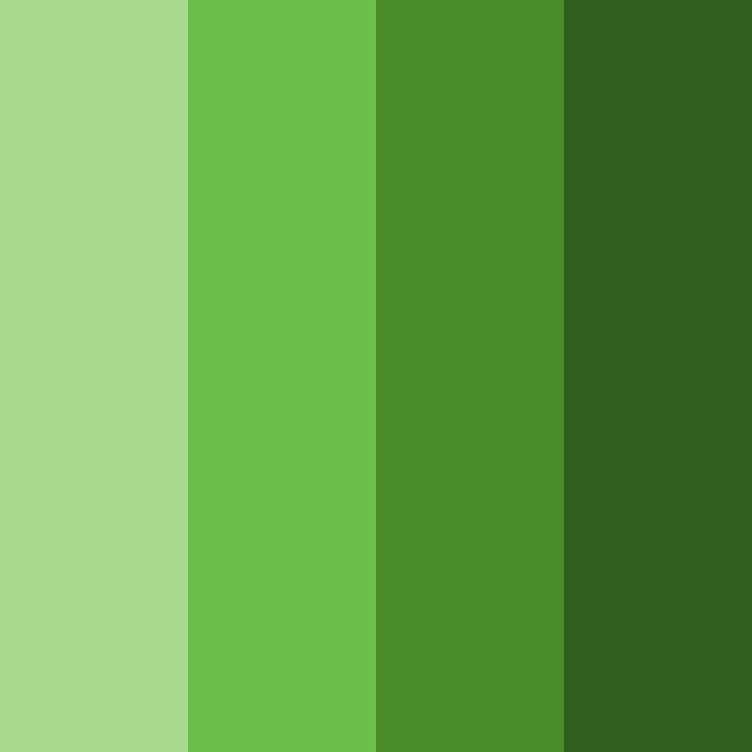 Download emerald meadow color palette PNG image (square)