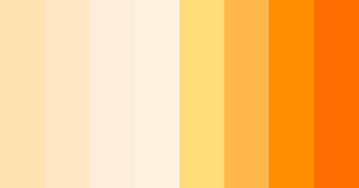 Download light orange color palette PNG image (landscape)