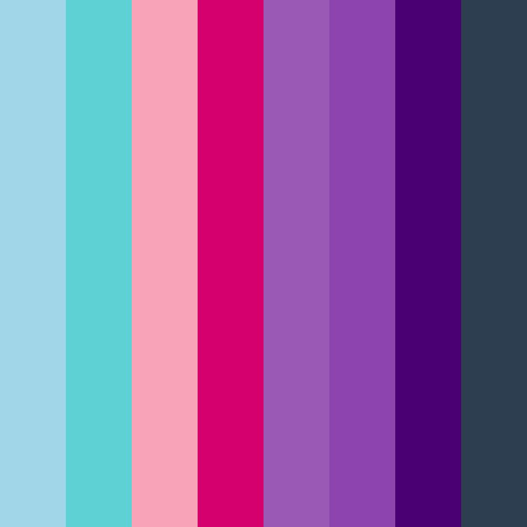 Download electric dream color palette PNG image (square)
