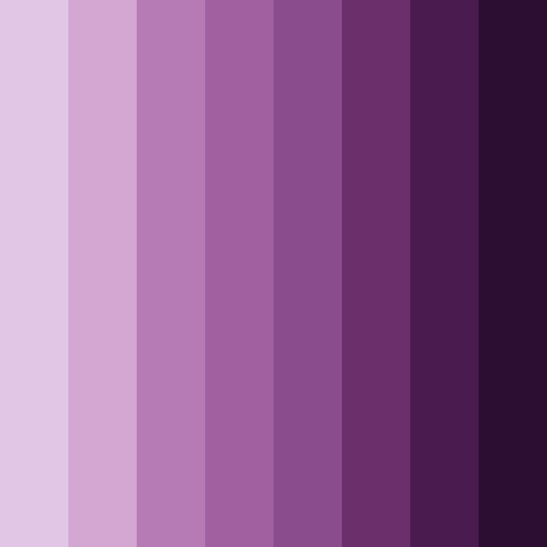 Download midnight purple reverie color palette PNG image (square)
