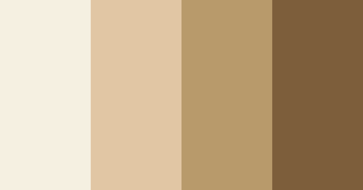 Download beige breeze color palette PNG image (landscape)