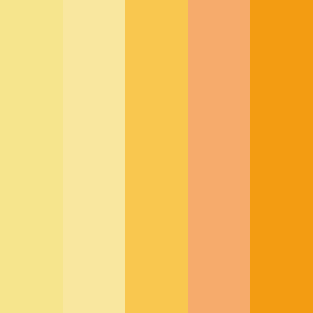 Download butter yellow bliss color palette PNG image (square)
