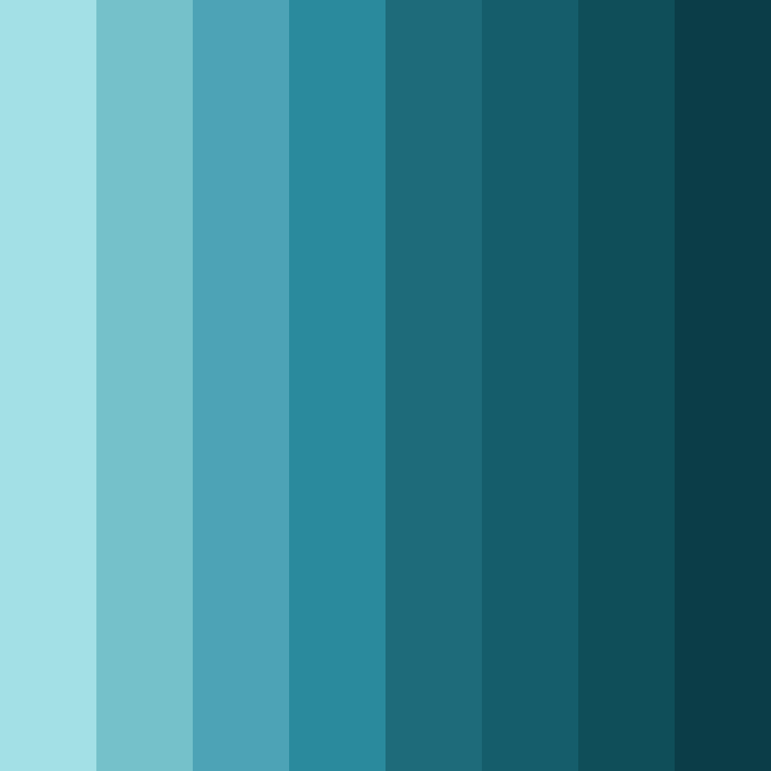 Download tiffany's tranquil waters color palette PNG image (square)
